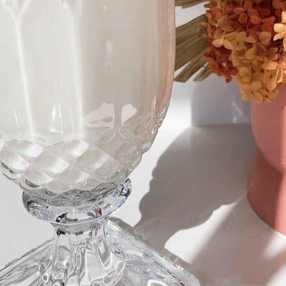 Limoncello (Lemon Peel | Leafy Green | Sugar Cane) - Crystal Vase Candle | 200hr Burn