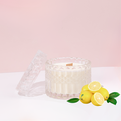 Limoncello (Lemon Peel | Leafy Green | Sugar Cane) - Petite Diamond Candle