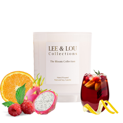 Tropical Sangria (Citrus | Raspberry | Musk) - Bloom Candle