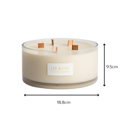 Retreat (Jasmine | Bergamot | Ylang Ylang) - Bowl Candle 1.5kg | 100hr Burn