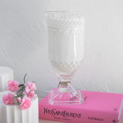 Gardenia (Gardenia | Star Jasmine | Lily of the Valley) - Crystal Vase Candle | 200hr Burn