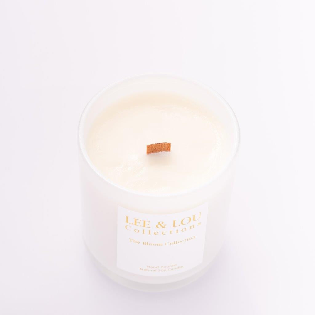 Florence Affair (Vanilla | Oud Wood | Leather) - Bloom Candle “DISCONTINUED” | 50hr Burn