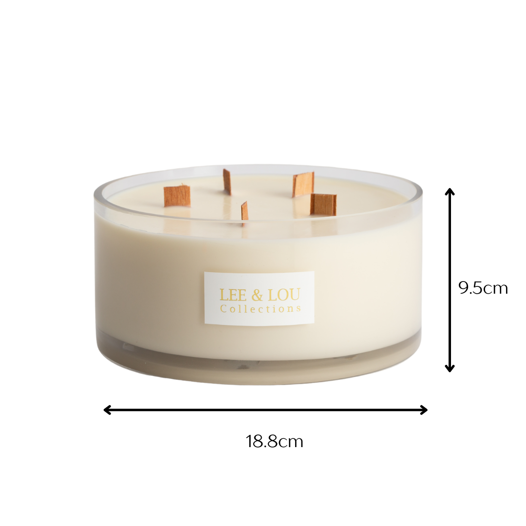 Orange Flower & Coconut (Orange Peel | Toasted Coconut | Orange Flower) - Bowl Candle | 100hr Burn