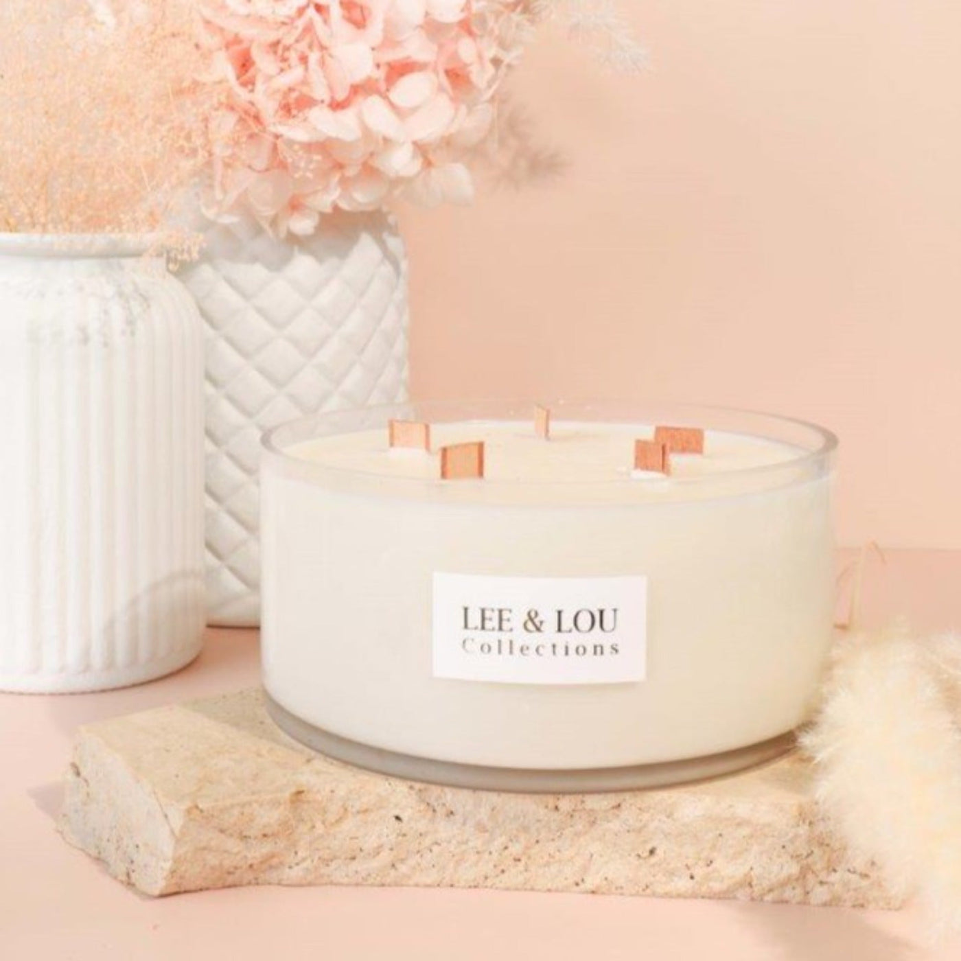 Camellia & Pink Lotus (Soft Florals | Citrus | White Musk) - Bowl Candle | 100hr Burn