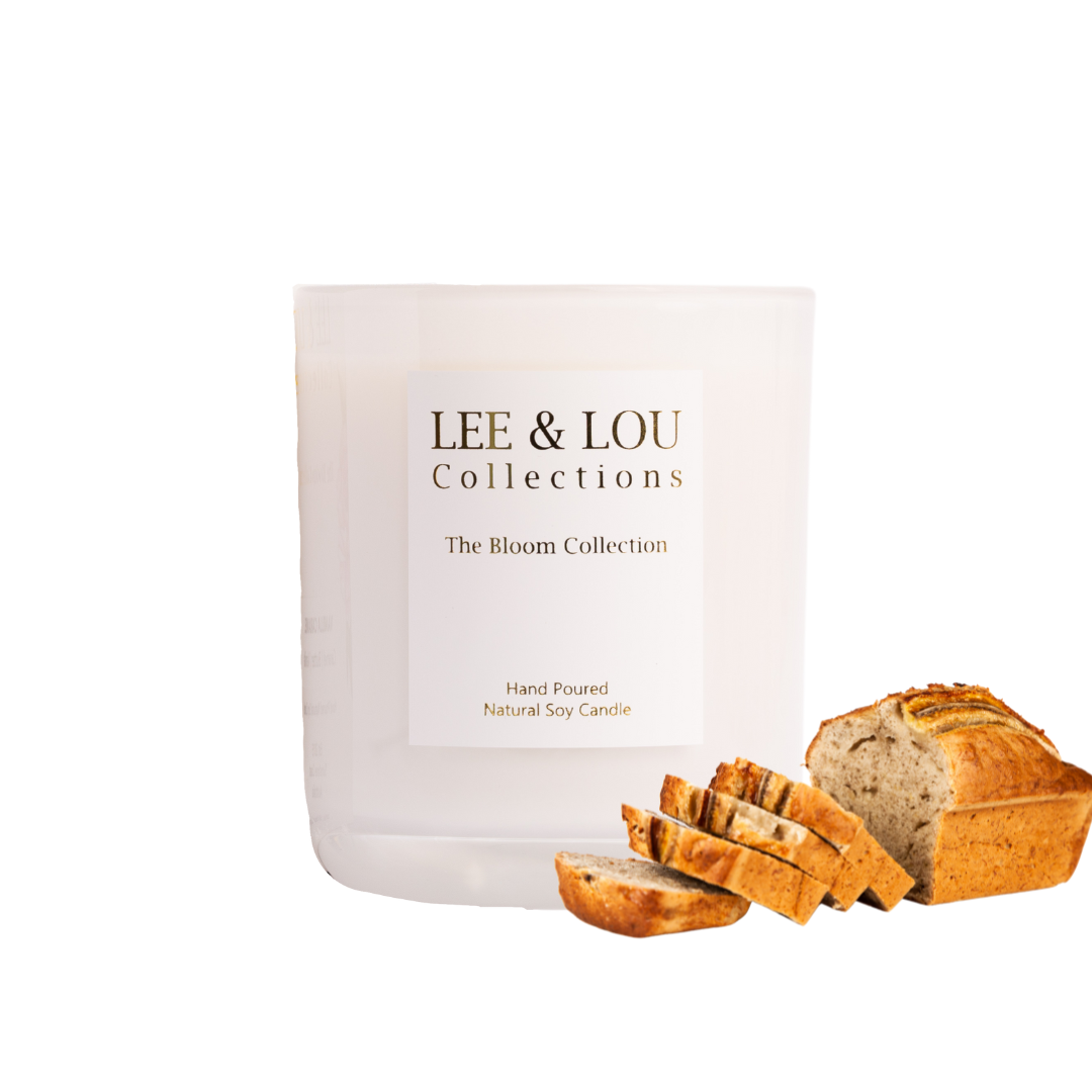 Banana Bread (Ripe Banana | Cinnamon | Brown Sugar) - Bloom Candle | 50hr Burn *LIMITED EDITION*