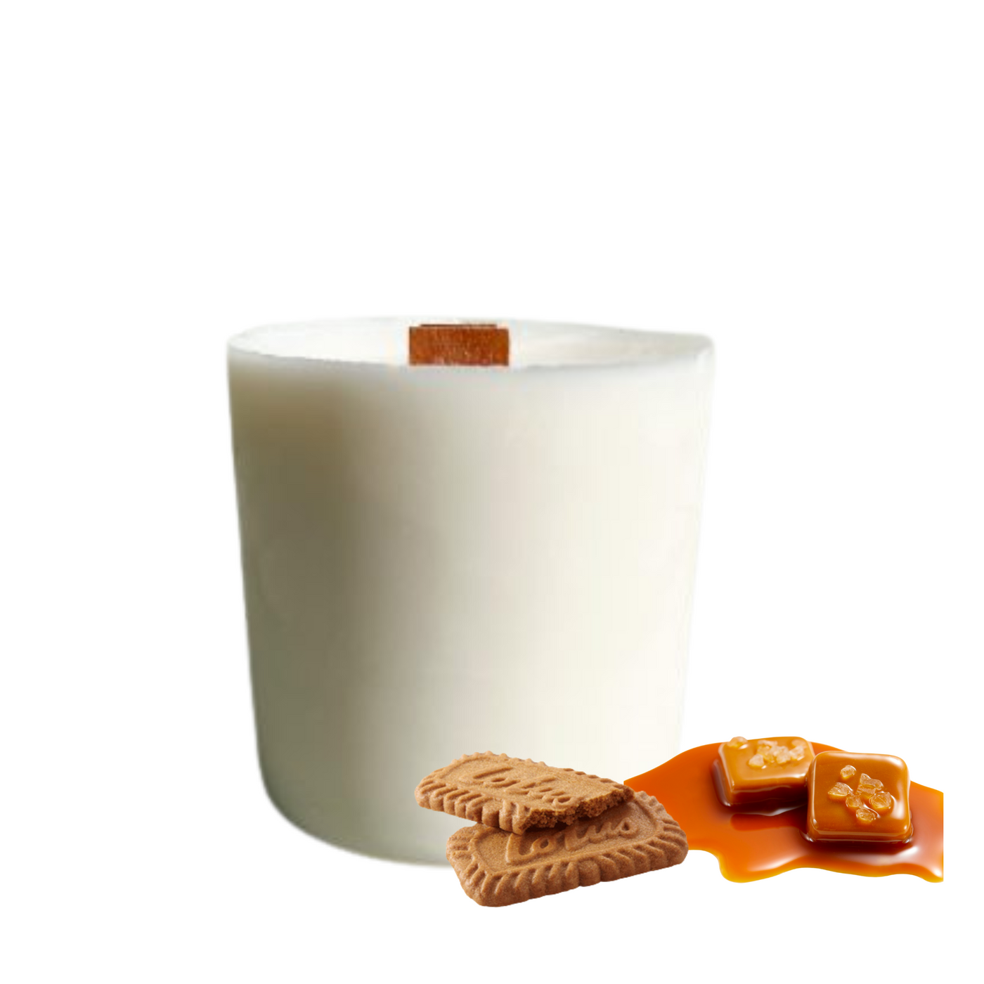 Biscoff (Caramel | Cinnamon | Biscuit Crumbs) - REFILL for Bloom Candle | 50hr Burn