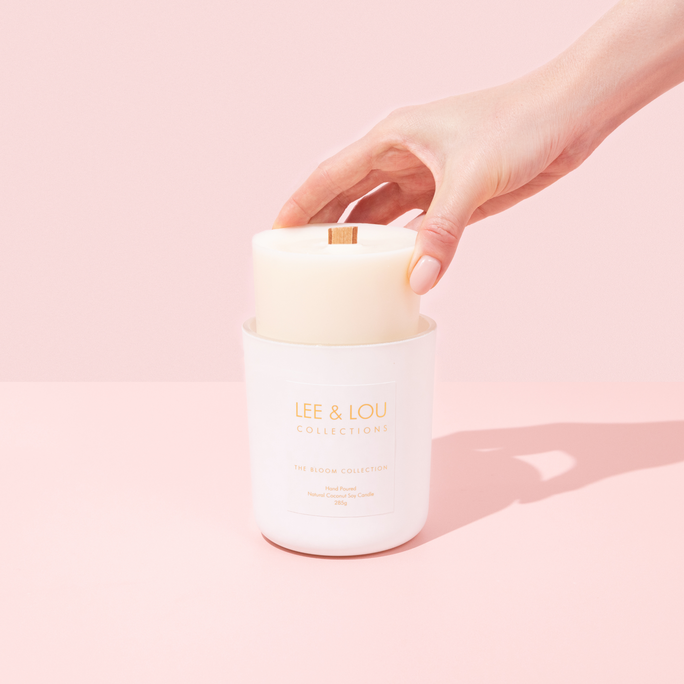 Camellia & Pink Lotus (Soft Florals | Citrus | White Musk) - REFILL for Bloom Candle | 50hr Burn