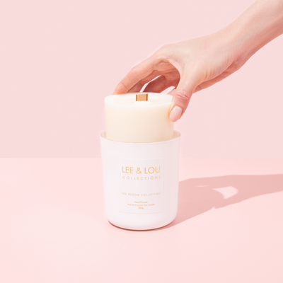 Camellia & Pink Lotus (Soft Florals | Citrus | White Musk) - REFILL for Bloom Candle | 50hr Burn