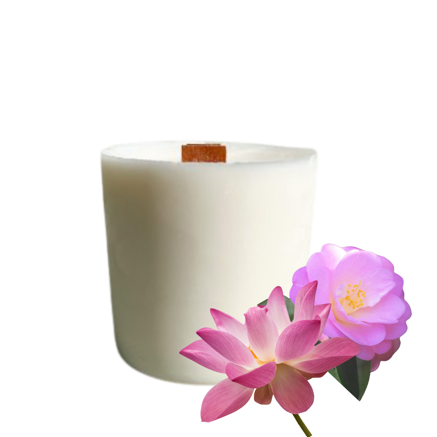 Camellia & Pink Lotus (Soft Florals | Citrus | White Musk) - REFILL for Bloom Candle | 50hr Burn