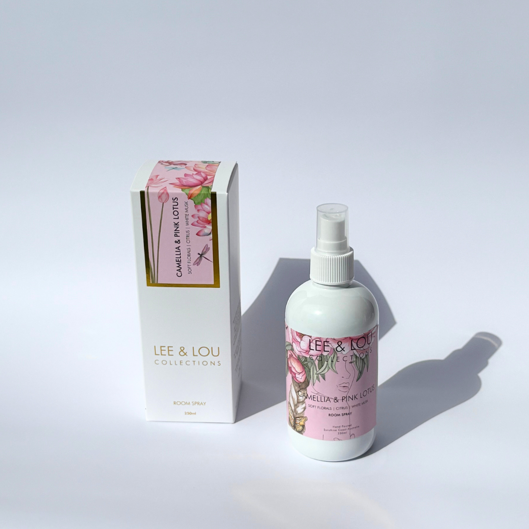 Camellia & Pink Lotus (Soft Florals | Citrus | White Musk) - Room Spray 250ml