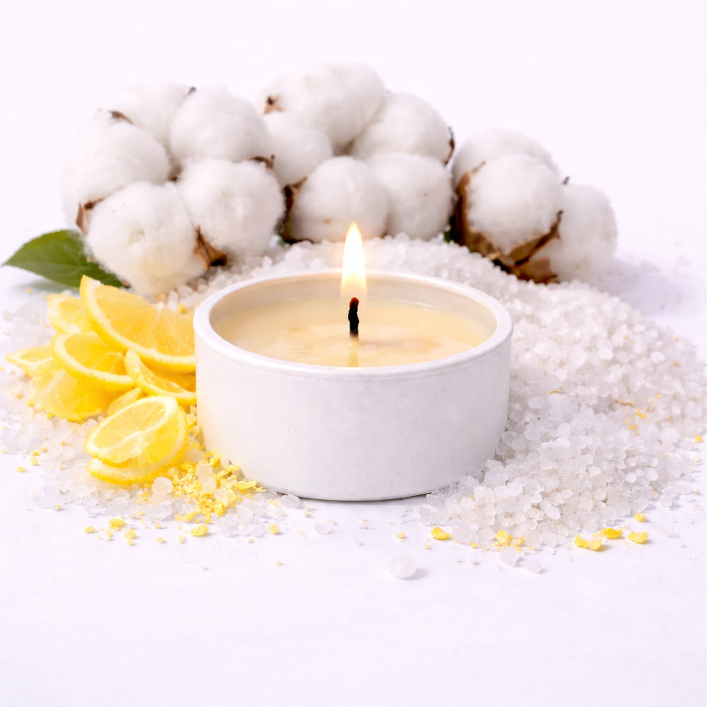 Sea Salt & Cotton - Sample Candle