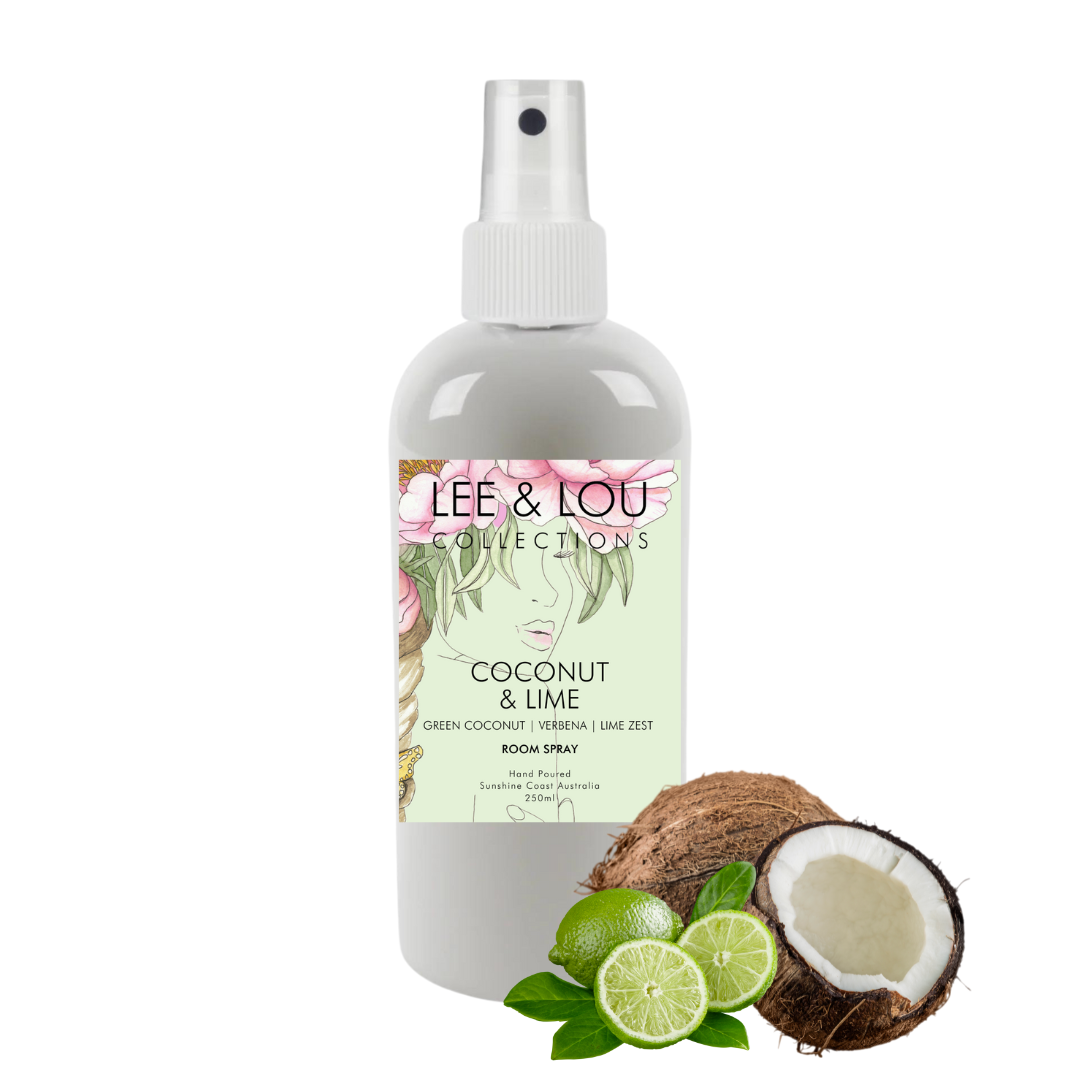 Coconut & Lime (Coconut Milk | Tahitian Lime | Vanilla) - Room Spray 250ml