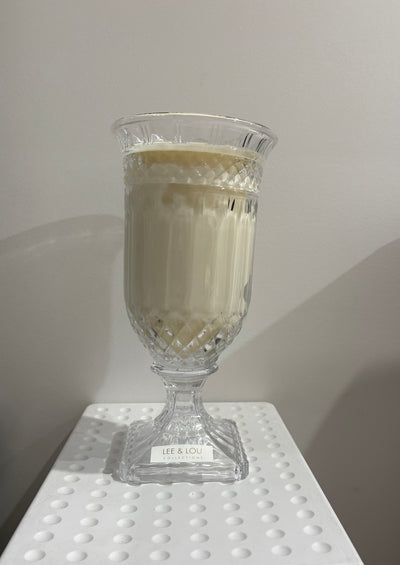 Crystal Design Vase Candle **SECONDS**