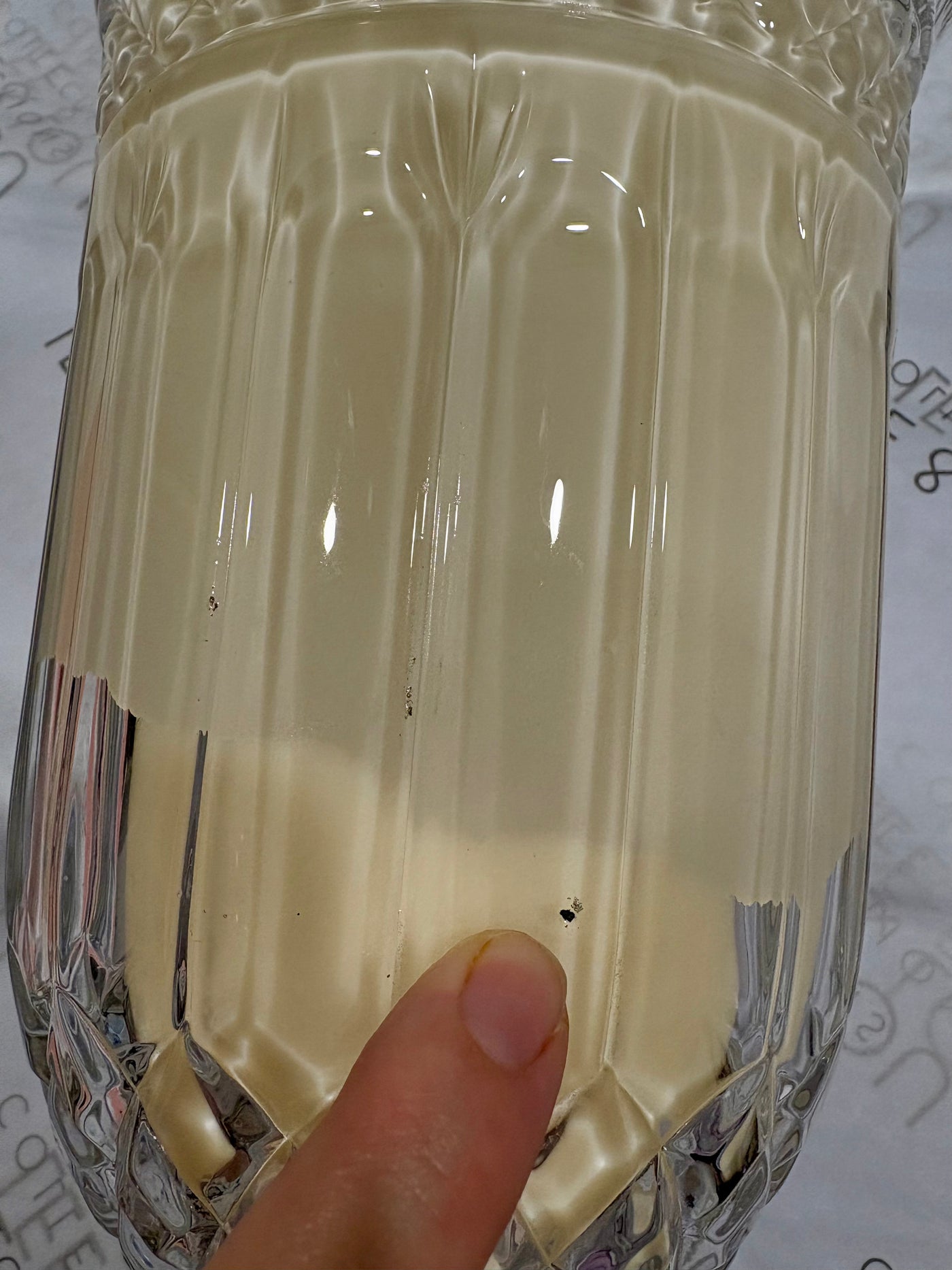 Crystal Design Vase Candle **SECONDS**
