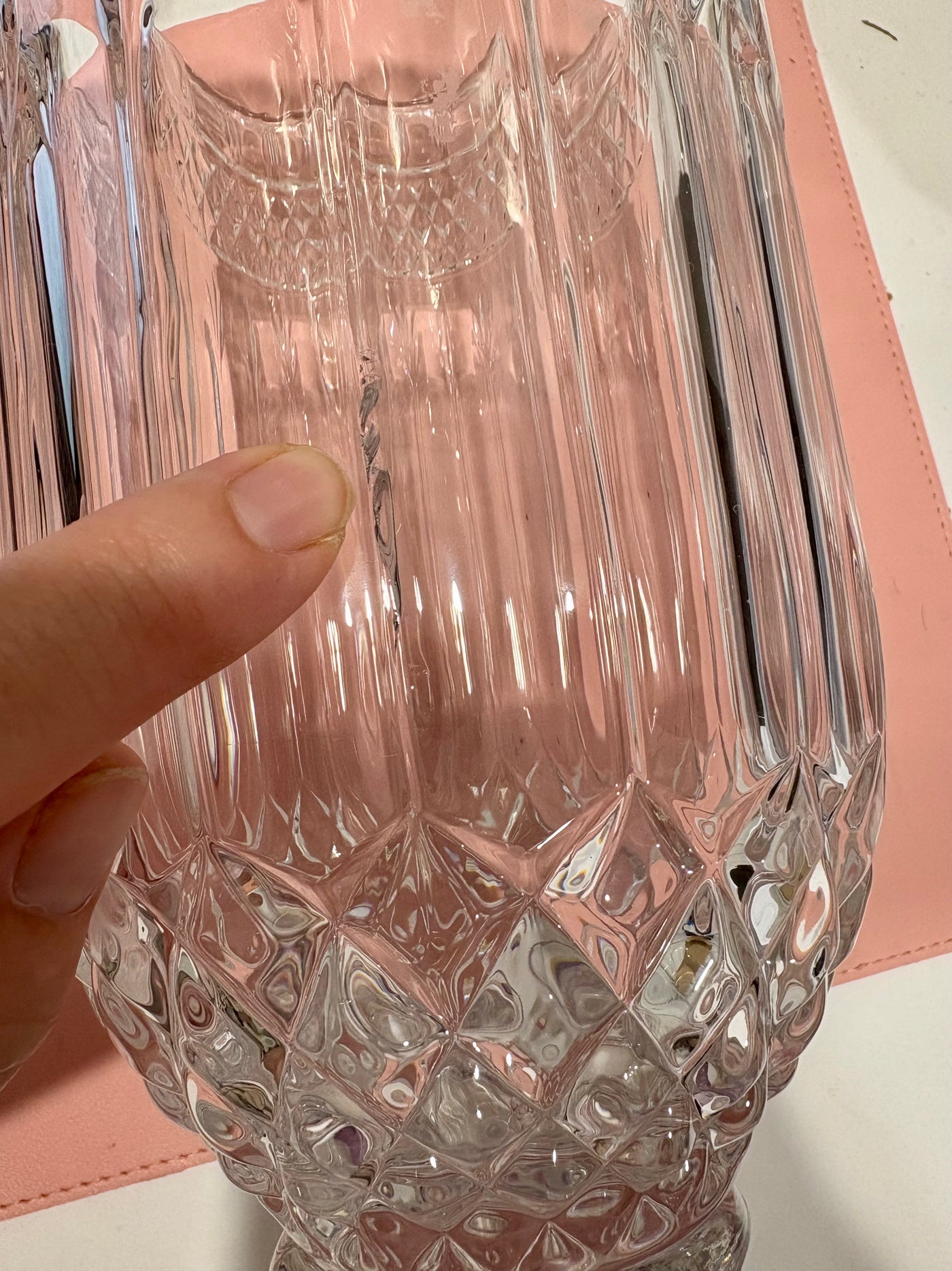 Crystal Design Vase **SECONDS**