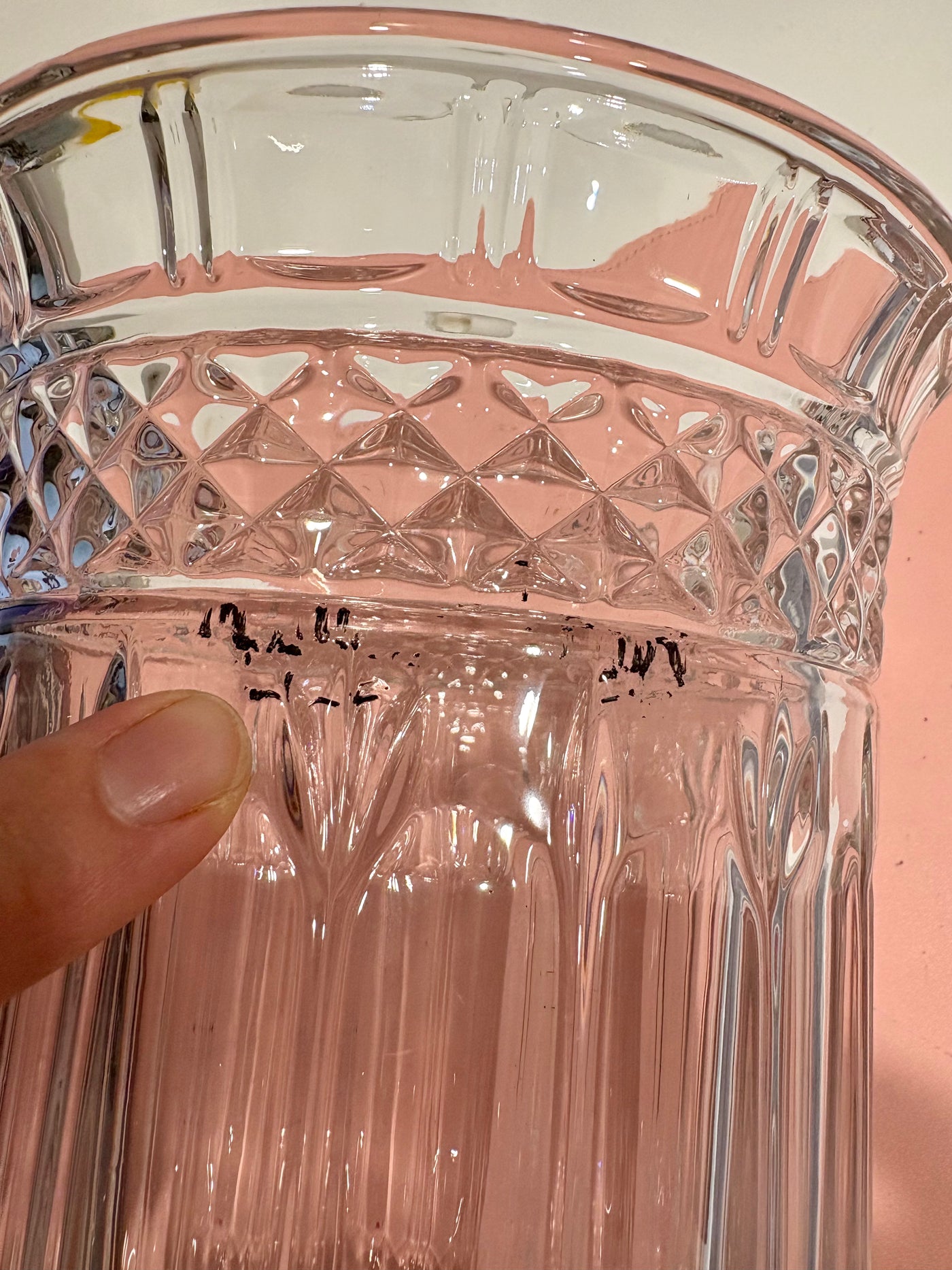 Crystal Design Vase **SECONDS**