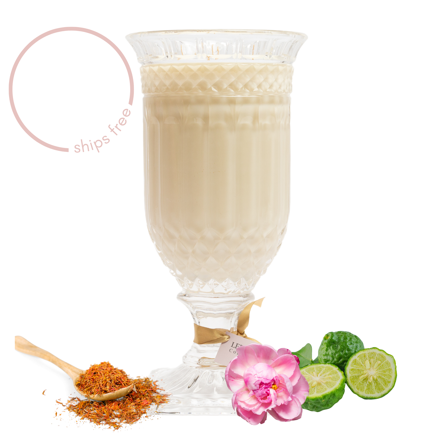 Park Hyatt (Bergamot | Peony | Sandalwood) - Crystal Vase Candle | 200hr Burn