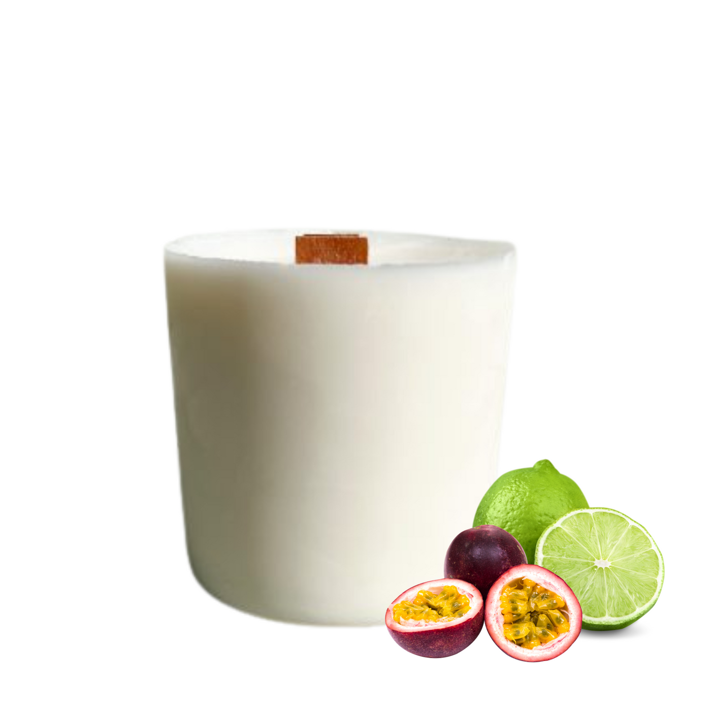 Passion Fruit & Lime (Juicy Passion Fruit | Zesty Lime | Vanilla) - REFILL for Bloom Candle | 50hr Burn