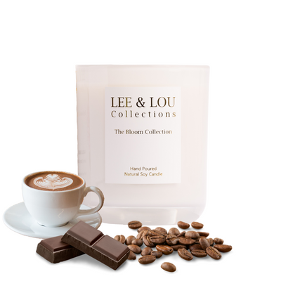 Roasted Coffee (Espresso | Hazelnuts | Cocoa) - Bloom Candle 285g | 50hr Burn