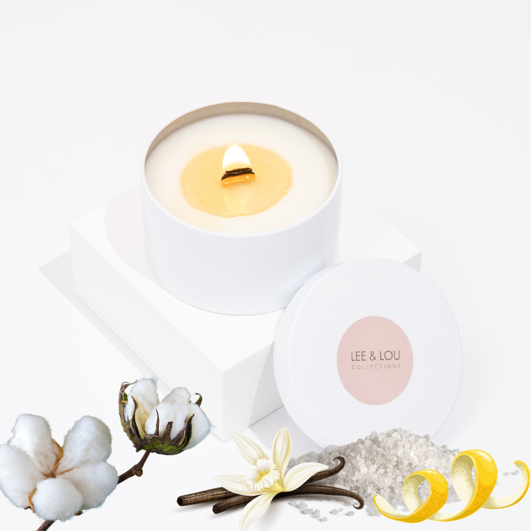 Sea Salt & Cotton - Sample Candle