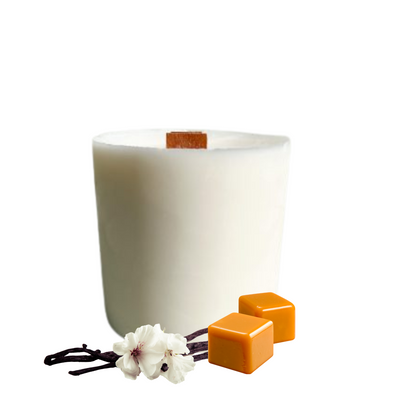 Vanilla Caramel (Caramel | Butter | Vanilla) - REFILL for Bloom Candle 285g | 50hr Burn