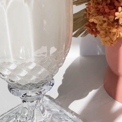 Unfragranced - Crystal Vase Candle 1.5kg | 200hr Burn
