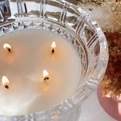 Crystal Vase Candle - Oriental Nights
