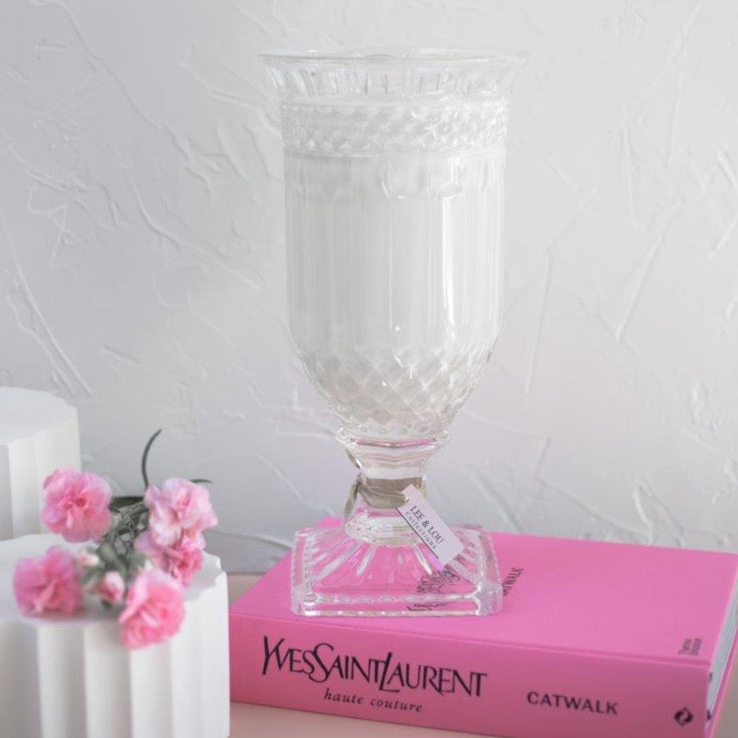 Crystal Vase Candle - Bay